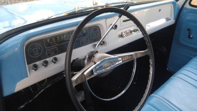1966 Blue Chevrolet C-10 Standard Cab Pickup