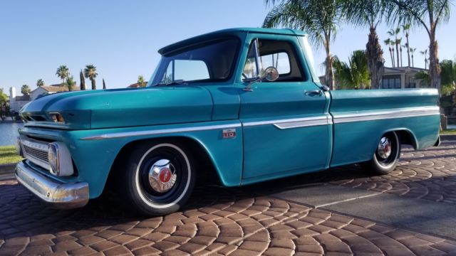 1966 Blue Chevrolet C-10 Standard Cab Pickup