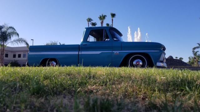 1966 Blue Chevrolet C-10 Standard Cab Pickup