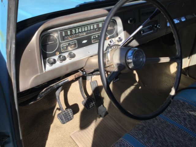 1966 Blue Chevrolet C-10 Standard Cab Pickup