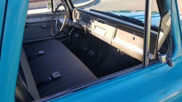 1966 Blue Chevrolet C-10 Standard Cab Pickup