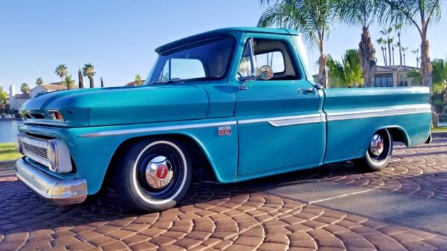 1966 Blue Chevrolet C-10 Standard Cab Pickup