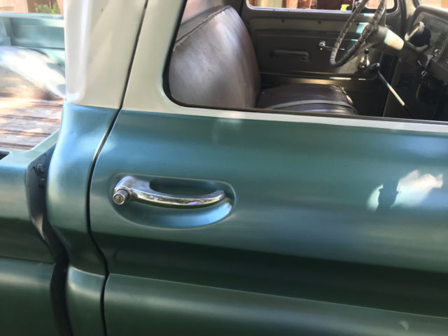 1966 green blue Chevrolet C-10