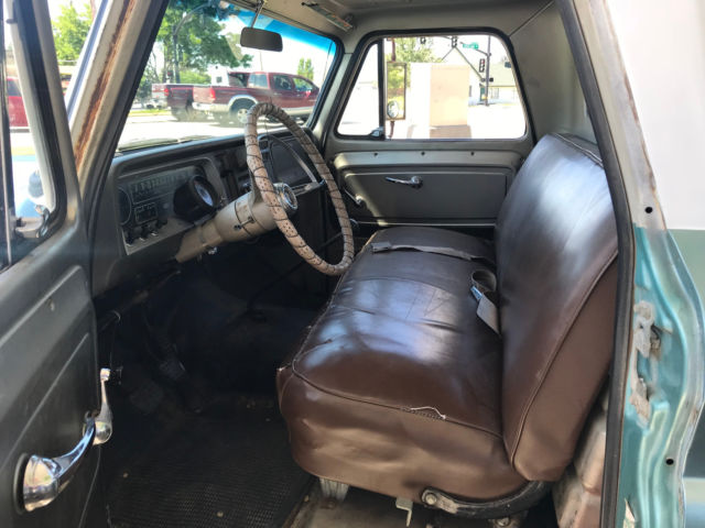 1966 green blue Chevrolet C-10