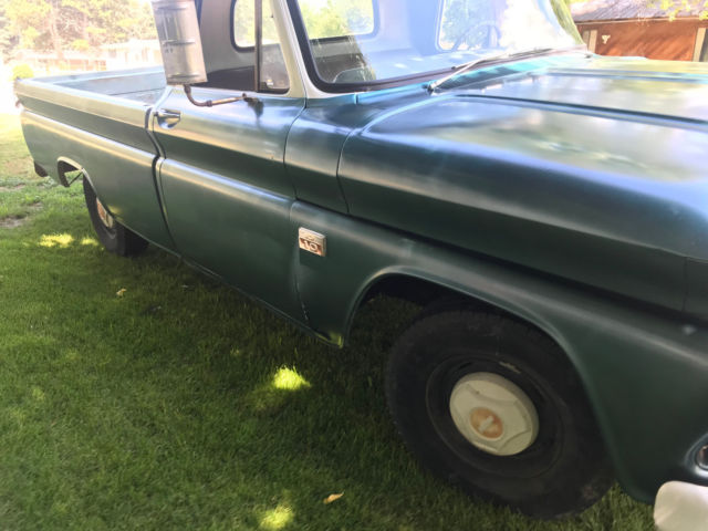 1966 green blue Chevrolet C-10