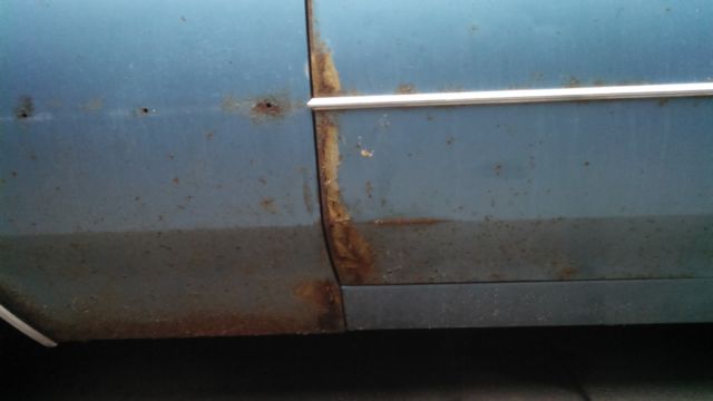 1966 Blue Cadillac DeVille Sedan