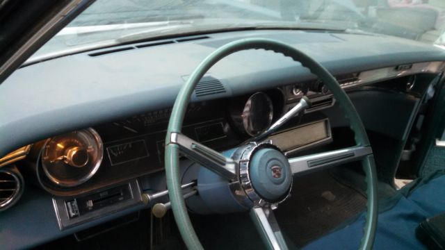 1966 Blue Cadillac DeVille Sedan
