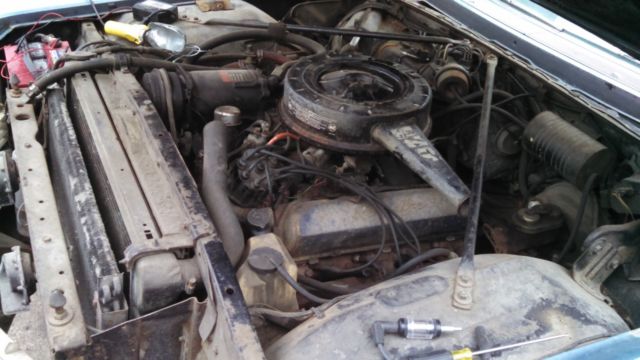 1966 Blue Cadillac DeVille Sedan