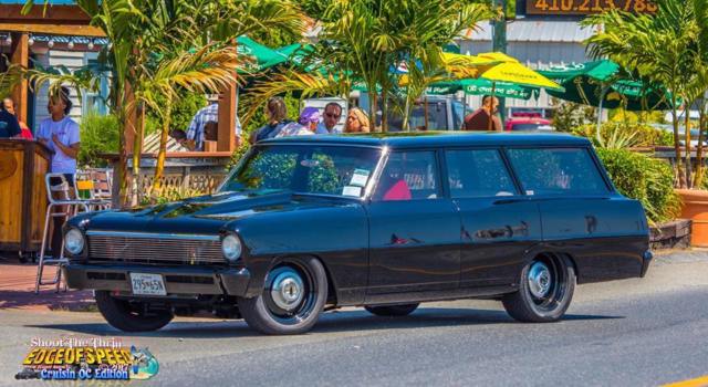 1966 Black Chevrolet Nova Wagon