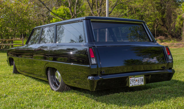 1966 Black Chevrolet Nova Wagon