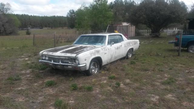 1966 BluePearl over White Chevrolet Capriceold Coupe