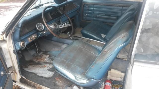 1966 BluePearl over White Chevrolet Capriceold Coupe