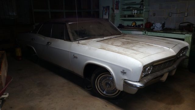 1966 Maroon Chevrolet Caprice Coupe