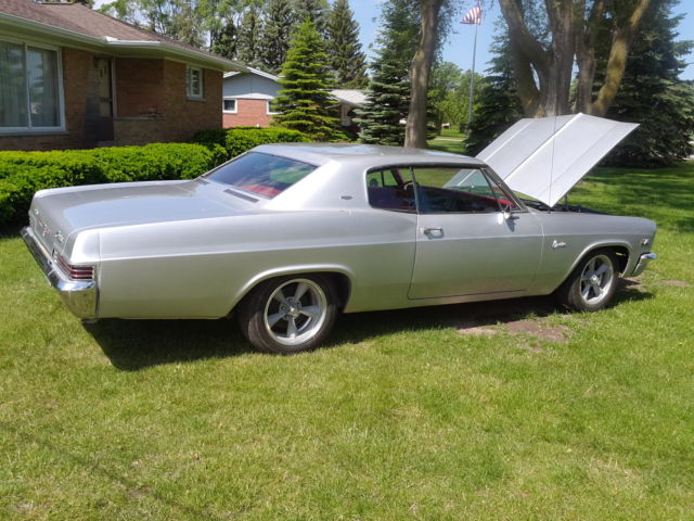 1966 Metallic silver Chevrolet Capriceold Coupe