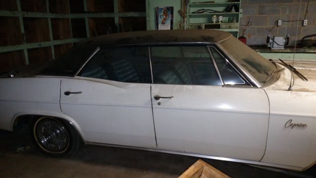 1966 Maroon Chevrolet Caprice Coupe