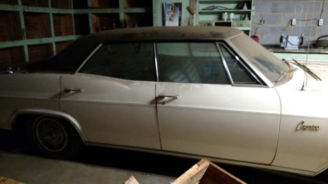 1966 Maroon Chevrolet Caprice Coupe