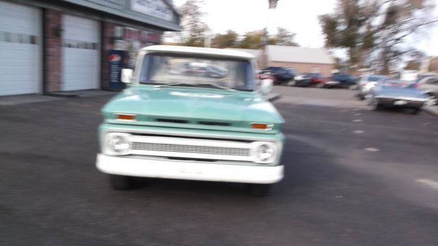 1966 Green Chevrolet C-10 pickup
