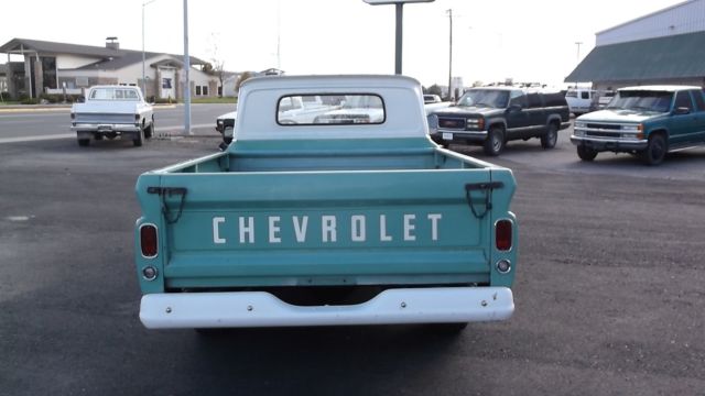 1966 Green Chevrolet C-10 pickup