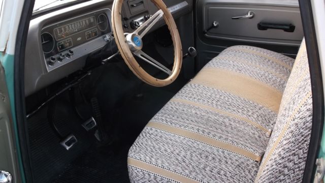 1966 Green Chevrolet C-10 pickup