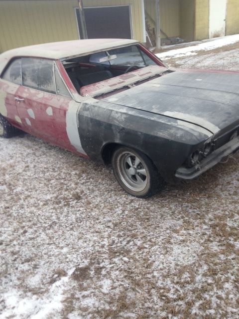 1966 Red Chevrolet Chevelle Coupe