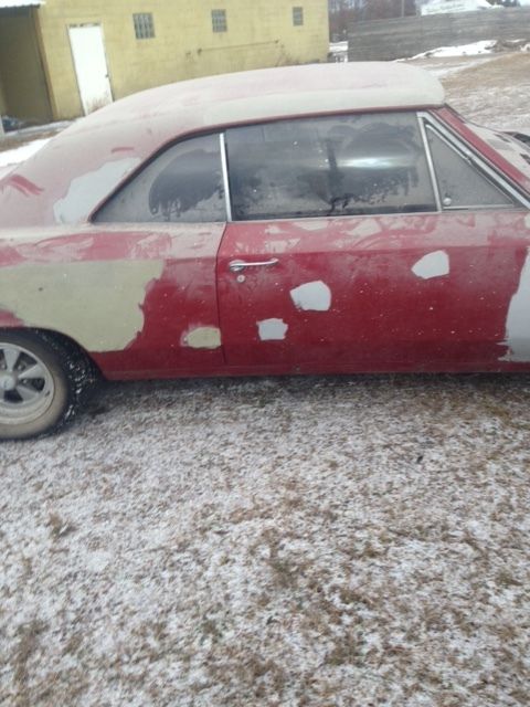 1966 Red Chevrolet Chevelle Coupe