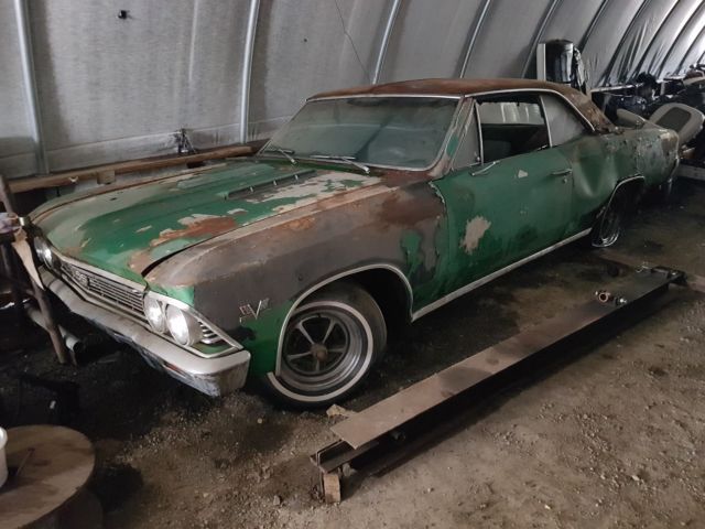 1966 Green Chevrolet Chevelle Coupe