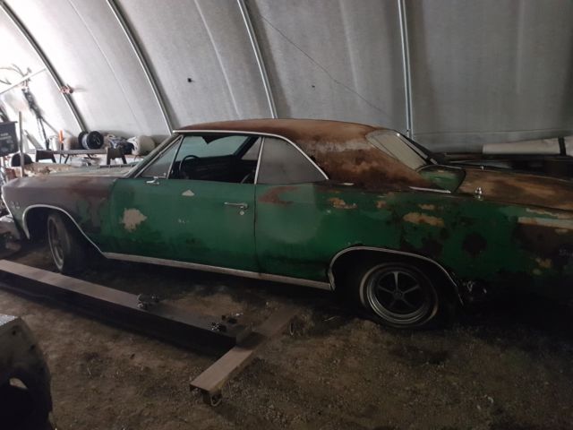 1966 Green Chevrolet Chevelle Coupe
