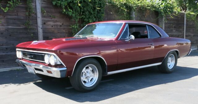 1966 Burgundy Chevrolet Chevelle