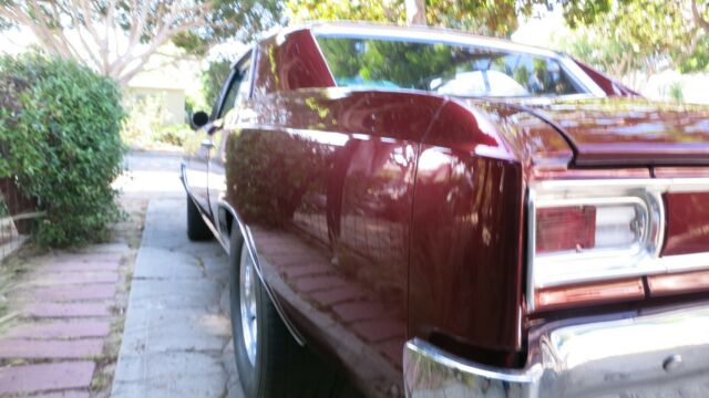 1966 Burgundy Chevrolet Chevelle