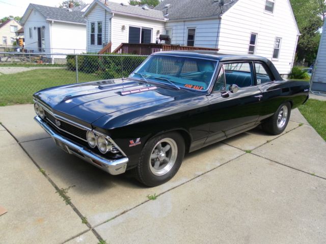 1966 Black Chevrolet Chevelle Sedan