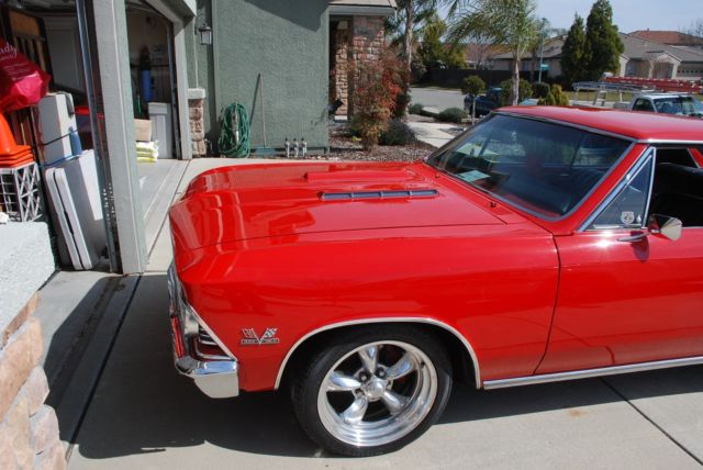 1966 Red Chevrolet Chevelle Coupe