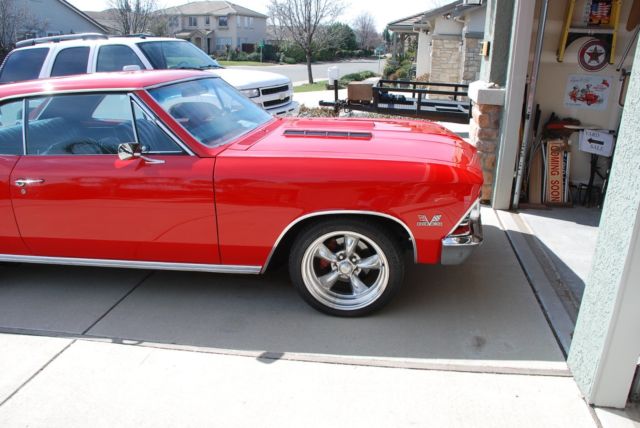 1966 Red Chevrolet Chevelle Coupe