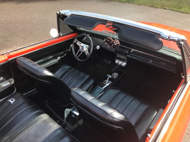 1966 Orange Chevrolet Chevelle Convertible