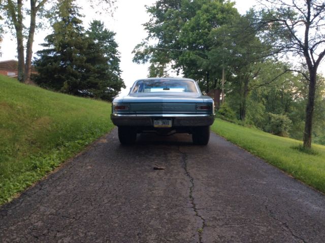 1966 Blue Chevrolet Chevelle Coupe