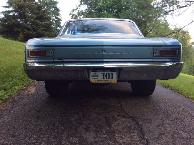 1966 Blue Chevrolet Chevelle Coupe