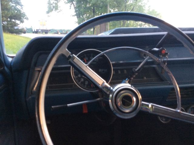 1966 Blue Chevrolet Chevelle Coupe