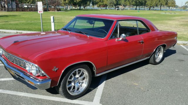 1966 Red Chevrolet Chevelle Coupe