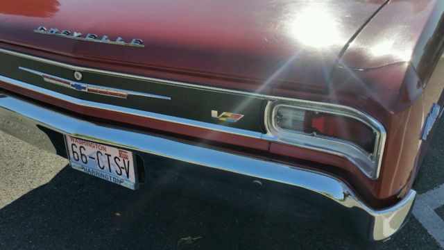 1966 Red Chevrolet Chevelle Coupe