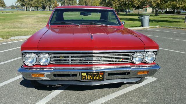 1966 Red Chevrolet Chevelle Coupe