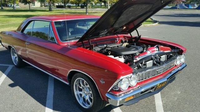 1966 Red Chevrolet Chevelle Coupe