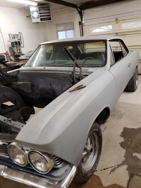 1966 Gray Chevrolet Chevelle Coupe