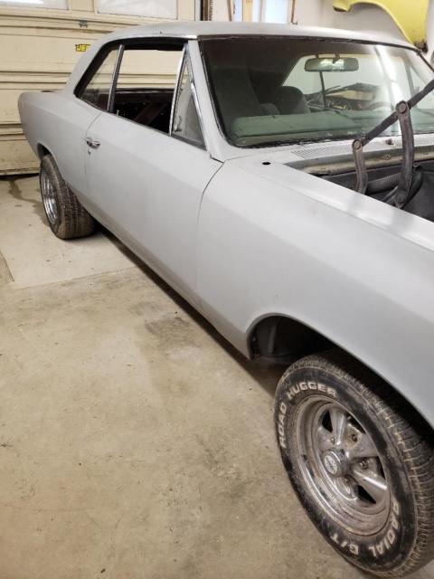 1966 Gray Chevrolet Chevelle Coupe