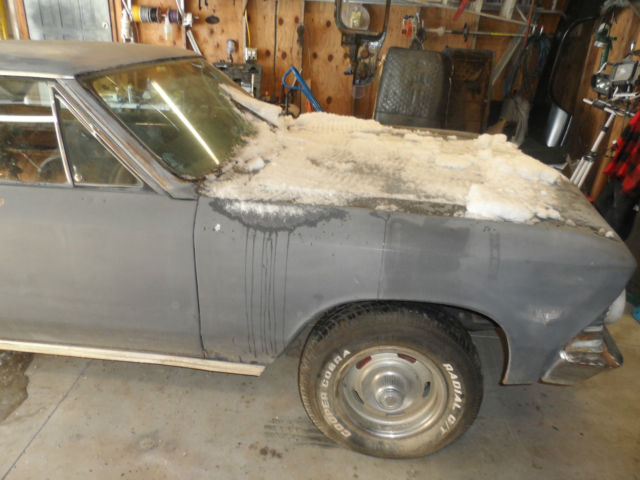 1966 Blue Chevrolet Chevelle Coupe