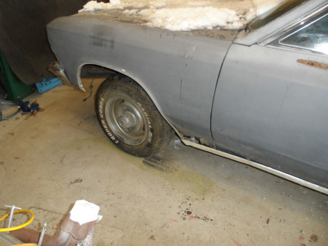 1966 Blue Chevrolet Chevelle Coupe