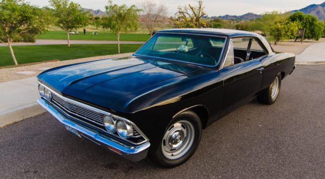 1966 Black Chevrolet Chevelle Coupe
