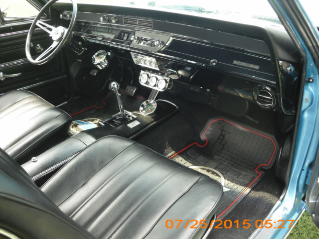 1966 Blue Chevrolet Chevelle Coupe