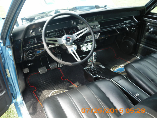 1966 Blue Chevrolet Chevelle Coupe