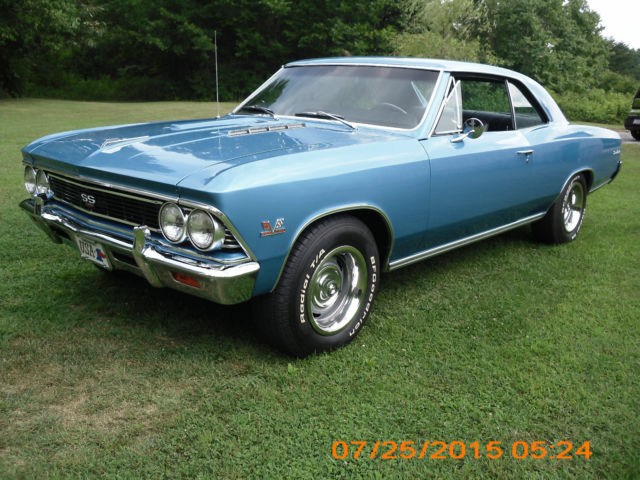 1966 Blue Chevrolet Chevelle Coupe