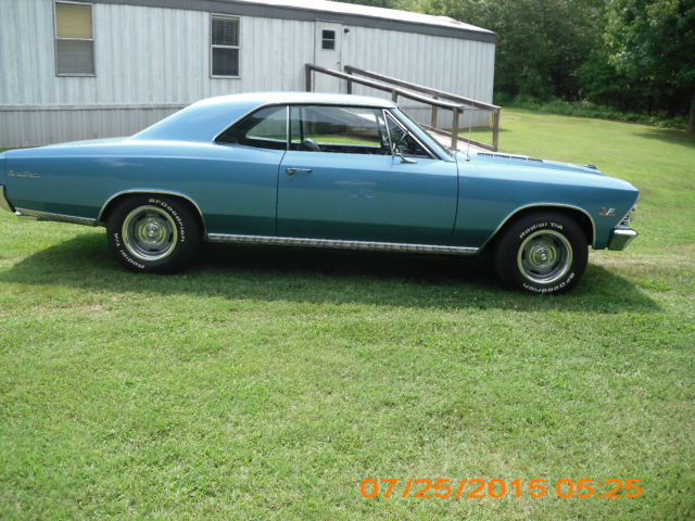 1966 Blue Chevrolet Chevelle Coupe