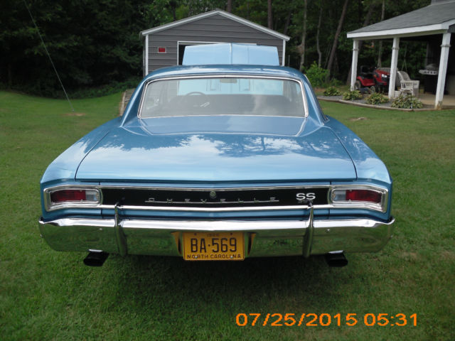 1966 Blue Chevrolet Chevelle Coupe
